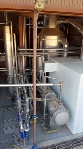 Installation of leachate concentration